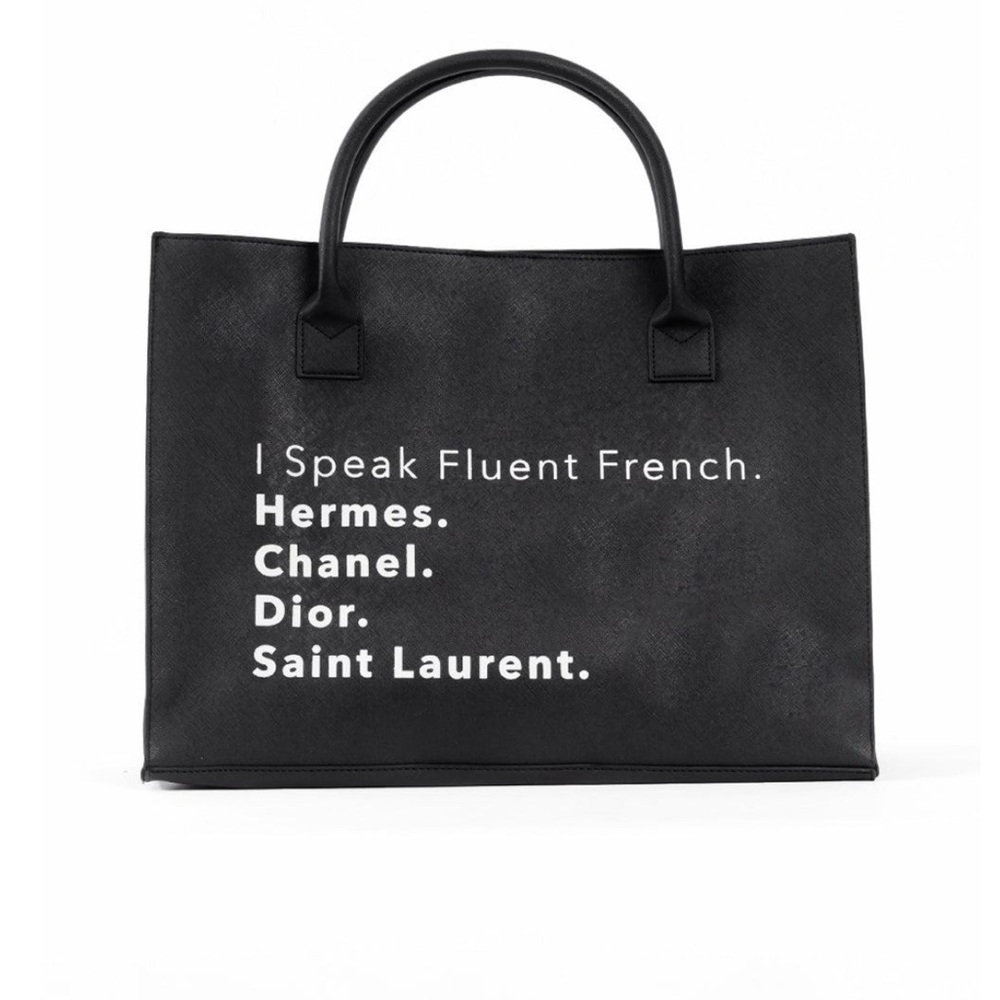 LA|TC Large Vegan Leather Tote NWT